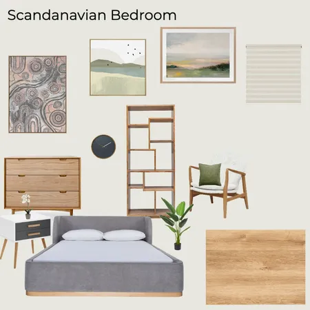 Scandanavian Bedroom Interior Design Mood Board by noamlevinsky on Style Sourcebook