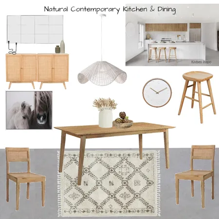 Natural Contemporary Dining Interior Design Mood Board by Melp on Style Sourcebook