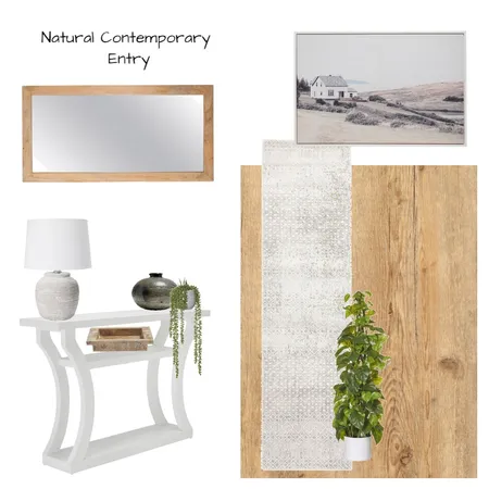 Natural Contemporary Entry Interior Design Mood Board by Melp on Style Sourcebook