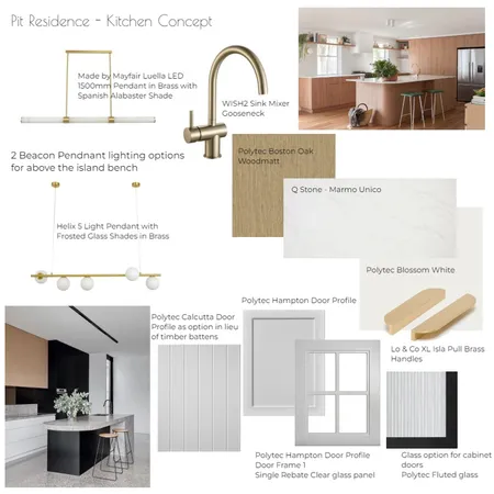 Pit Residence - Kitchen Concept Interior Design Mood Board by klaudiamj on Style Sourcebook