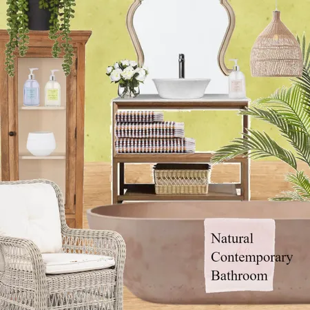 NATURAL CONTEMPORARY BATHROOM 2 Interior Design Mood Board by L-A on Style Sourcebook
