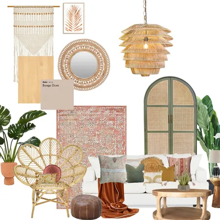 Bohemian 23 Interior Design Mood Board by KendallRobins on Style Sourcebook