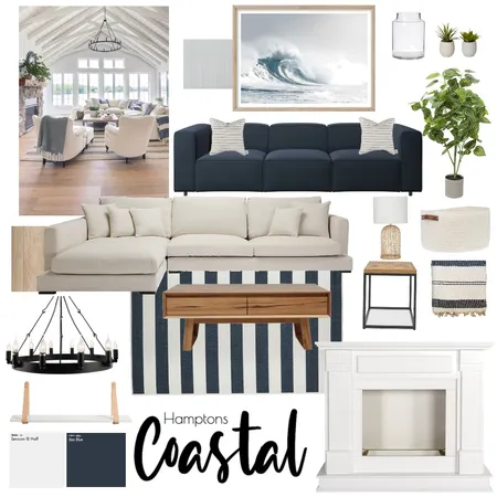 Hamptons Coastal Interior Design Mood Board by decorbyday on Style Sourcebook