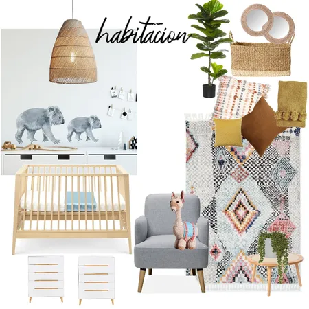 habitacion bebe Interior Design Mood Board by Dayana on Style Sourcebook