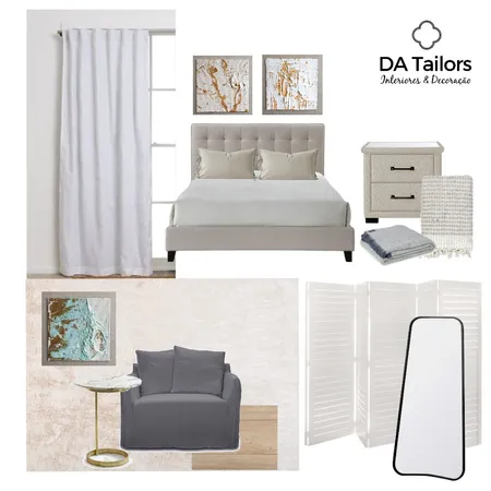 Designfulness Contemporary master bedroom Interior Design Mood Board by DA Tailors on Style Sourcebook