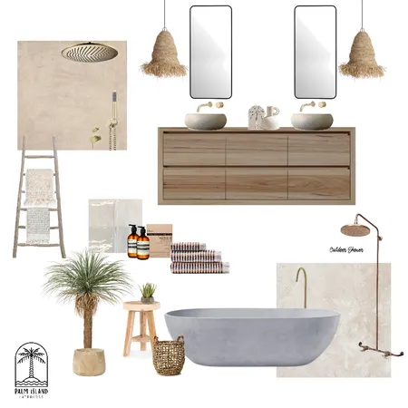 Tewantin Ensuite Interior Design Mood Board by Palm Island Interiors on Style Sourcebook
