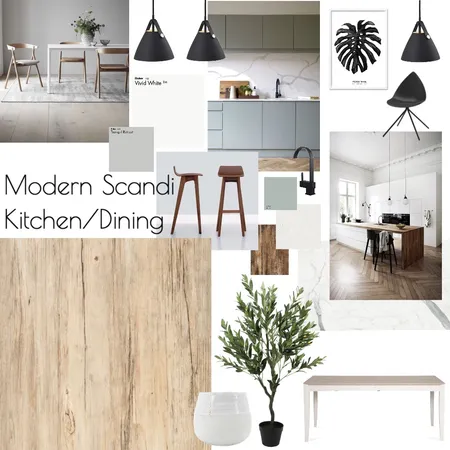Modern Scandi Kitchen/Dining Interior Design Mood Board by anita marie.santo on Style Sourcebook