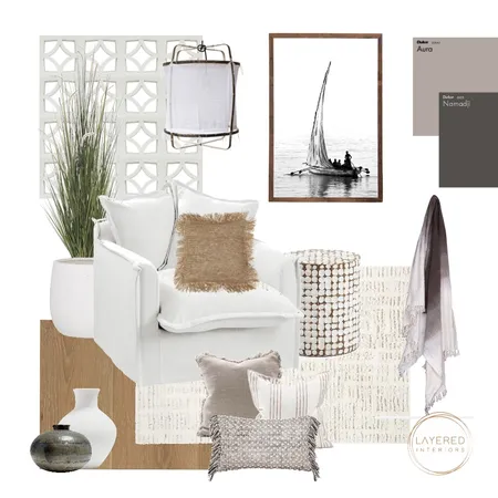 Natural Contemporary Living Interior Design Mood Board by Layered Interiors on Style Sourcebook