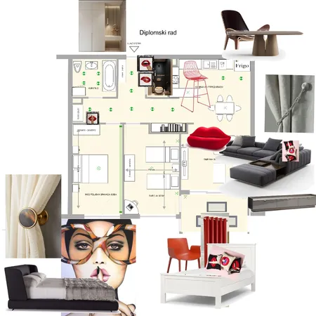 diplomski namjestaj Interior Design Mood Board by Dali on Style Sourcebook