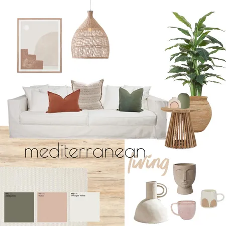 Mediterranean Living Interior Design Mood Board by Native Habitat Interiors on Style Sourcebook