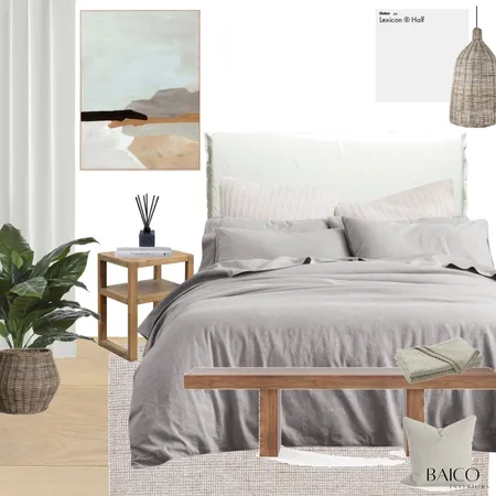 Natural Contemporary Bedroom 2 Interior Design Mood Board by Baico Interiors on Style Sourcebook
