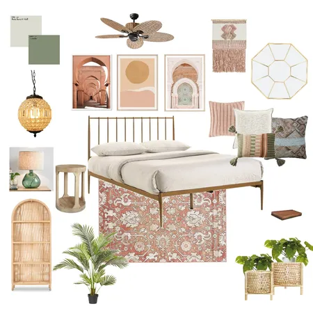 Boho Master bedroom Interior Design Mood Board by kaybank27 on Style Sourcebook