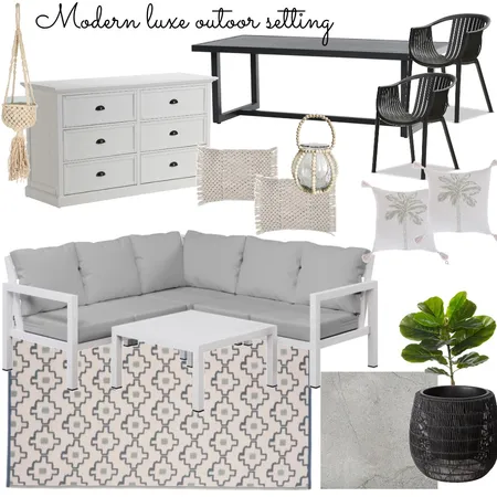 Carly’s outdoor setting Interior Design Mood Board by House of savvy style on Style Sourcebook