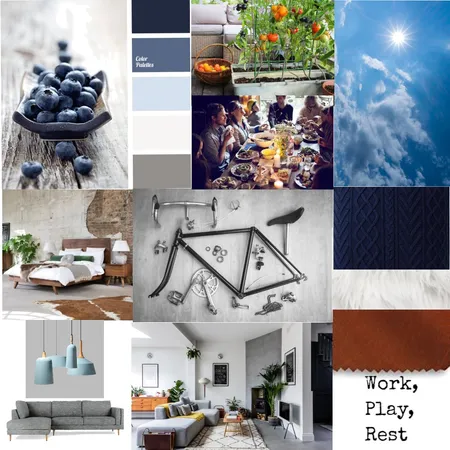 Work, Play, Rest Interior Design Mood Board by RK4 on Style Sourcebook