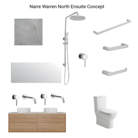 Narre North Ensuite Interior Design Mood Board by Hilite Bathrooms on Style Sourcebook