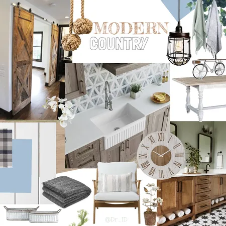 Modern Country Interior Design Mood Board by Dr.id on Style Sourcebook