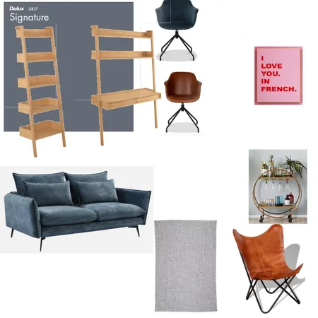 Den/Study 2022 Interior Design Mood Board by Chrissy on Style Sourcebook