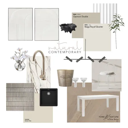 Natural Contemporary Kitchen Dining Interior Design Mood Board by Tone & Texture Interior Design on Style Sourcebook
