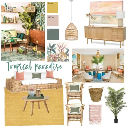 Tropical paradise Interior Design Mood Board by melriley15 on Style Sourcebook