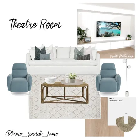 Theatre Room Interior Design Mood Board by @home_scandi_home on Style Sourcebook