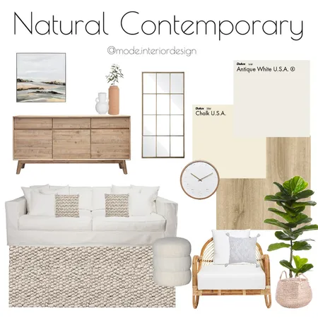 Natural Contemporary Interior Design Mood Board by Powellsaveproject on Style Sourcebook