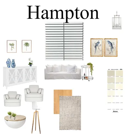 Hampton living style final Interior Design Mood Board by Annadavis on Style Sourcebook