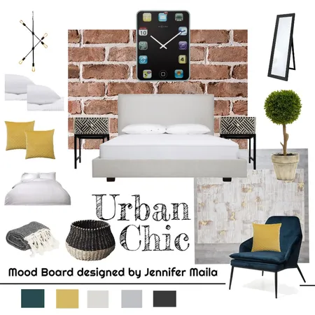 Urban Chic Mood Board Interior Design Mood Board by Jennifer Maila on Style Sourcebook