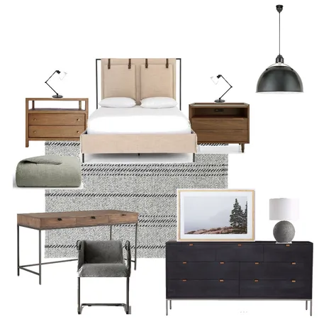 Daniel's Bedroom Interior Design Mood Board by Payton on Style Sourcebook
