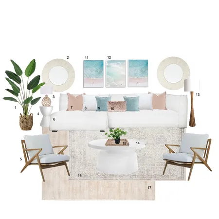 Cozy Coastal Livingroom Interior Design Mood Board by MicheleDeniseDesigns on Style Sourcebook