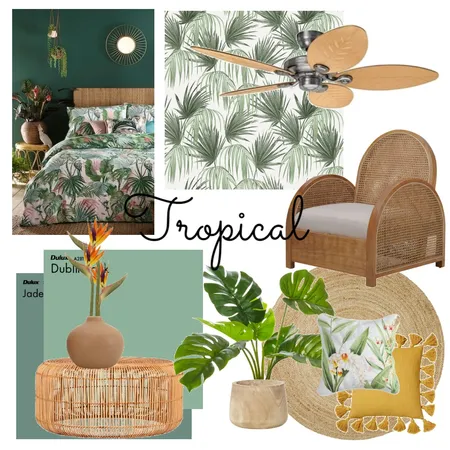 Tropical Interior Design Mood Board by Karlee Odwyer on Style Sourcebook