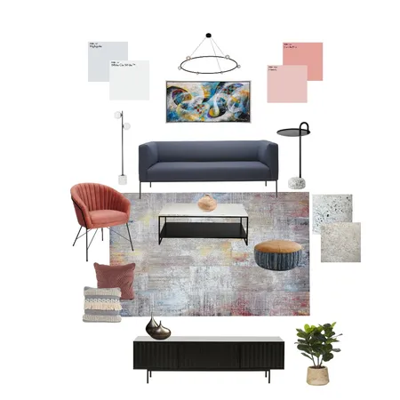 living room1 Interior Design Mood Board by yaell on Style Sourcebook
