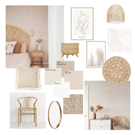 Boho Adult Bedroom 2 Interior Design Mood Board by rachaelkirkwood on Style Sourcebook