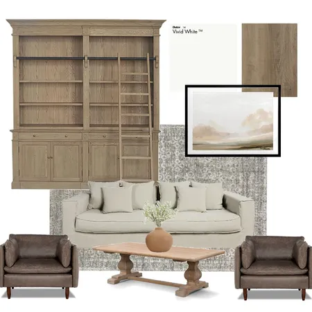 Rustic Transitional Living Room Interior Design Mood Board by CC Interiors on Style Sourcebook