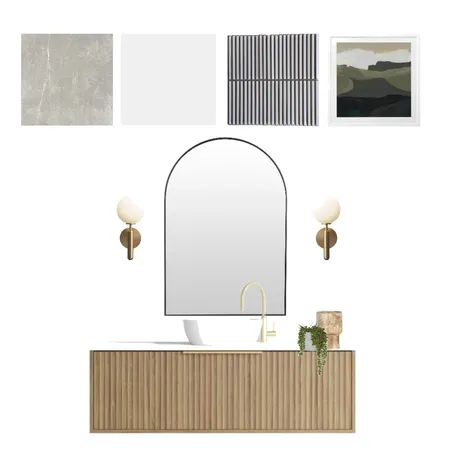Contemporary Neutral Bathroom Interior Design Mood Board by CC Interiors on Style Sourcebook
