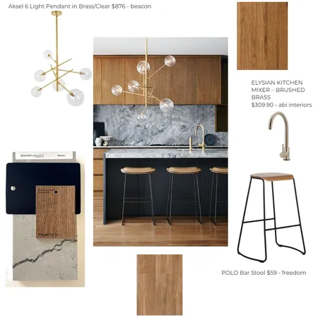 navy kitchen Interior Design Mood Board by bindivella on Style Sourcebook