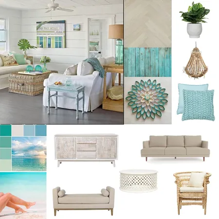 Coastal Living Room 2 Interior Design Mood Board by dvhop@bigpond.net.au on Style Sourcebook