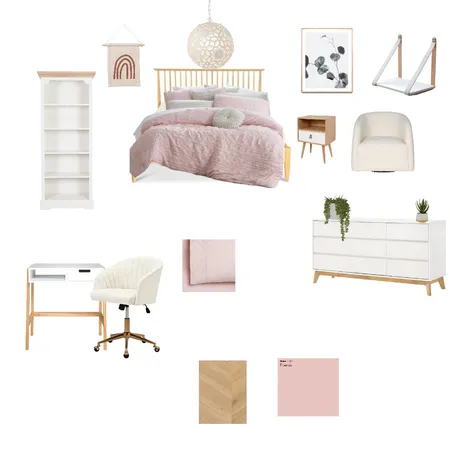 Boho Teen Girl bedroom Interior Design Mood Board by Designgirl08 on Style Sourcebook