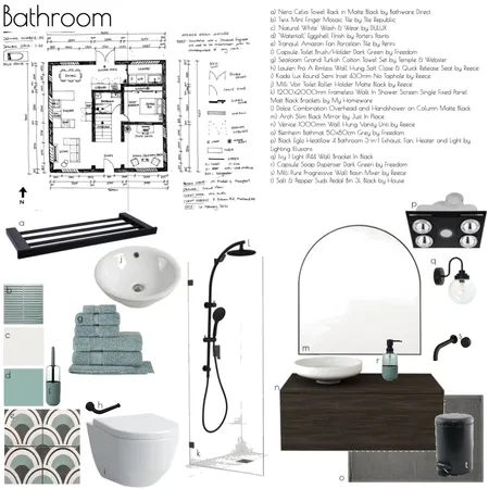 Bathroom Interior Design Mood Board by brigid on Style Sourcebook