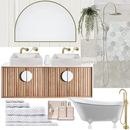 Main coastal ensuite Bathroom Interior Design Mood Board by lillycharman on Style Sourcebook
