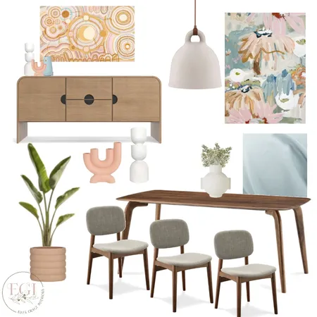 Mt Eliza Dining Room Interior Design Mood Board by Eliza Grace Interiors on Style Sourcebook