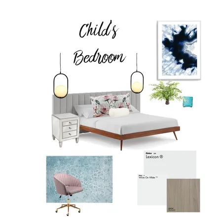 Coastal Girls bedroom Interior Design Mood Board by hlance on Style Sourcebook