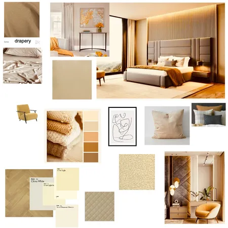 Leah and Drew Bedroom 2 Interior Design Mood Board by MB Interiors on Style Sourcebook