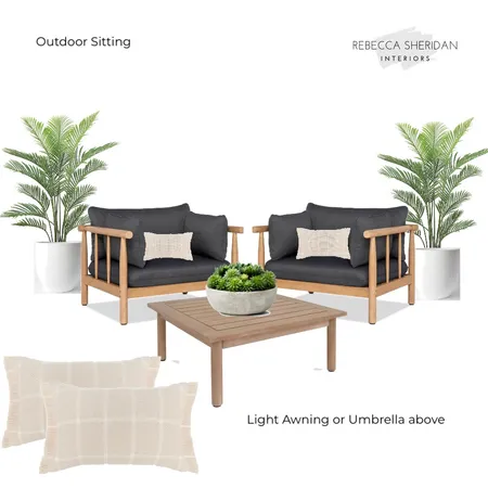 Outdoor Sitting Interior Design Mood Board by Sheridan Interiors on Style Sourcebook