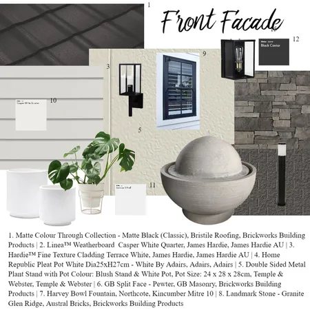 Front facade Interior Design Mood Board by Kathy H on Style Sourcebook