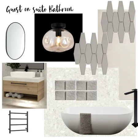 Guest on suite Bathroom Interior Design Mood Board by Nadine Meijer on Style Sourcebook