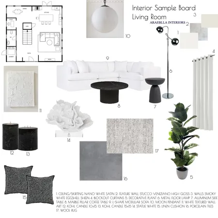 sample board - living Interior Design Mood Board by angelinaruso on Style Sourcebook