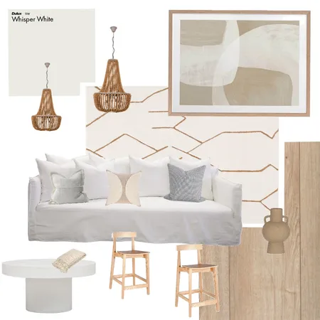 Natural Contemporary Living Interior Design Mood Board by Holmesby Interiors on Style Sourcebook