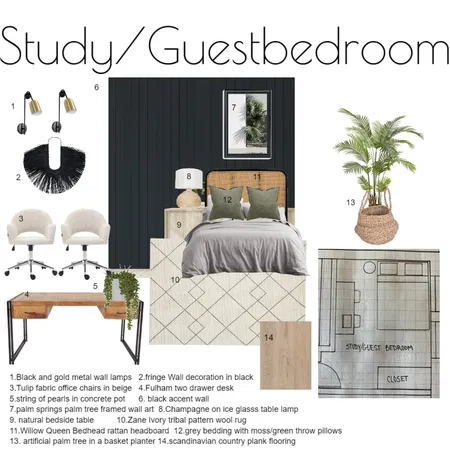 bedroom Interior Design Mood Board by KatieFed on Style Sourcebook