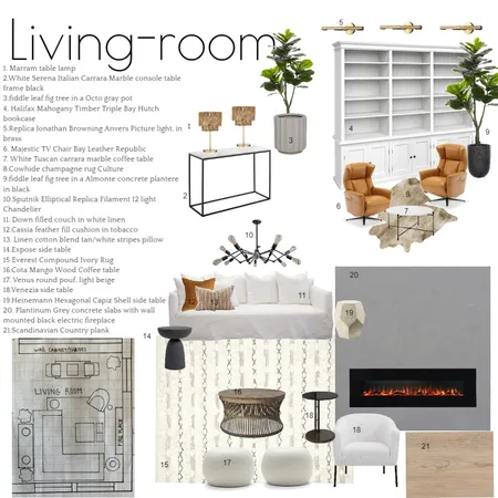 living room proj Interior Design Mood Board by KatieFed on Style Sourcebook