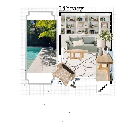 Library FINAL Interior Design Mood Board by 3doors2thebeach on Style Sourcebook